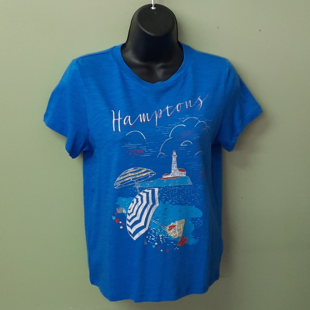 Blue Graphic Tee